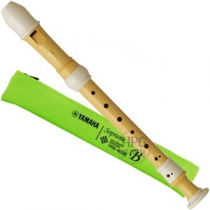 Flauta Doce Soprano Yamaha Barroca YRS-402B Ecológica
