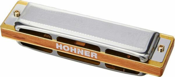 Gaita Harmônica Hohner Blues Harp 532/20 MS 004745 C-DO Castanho - Imagem 3