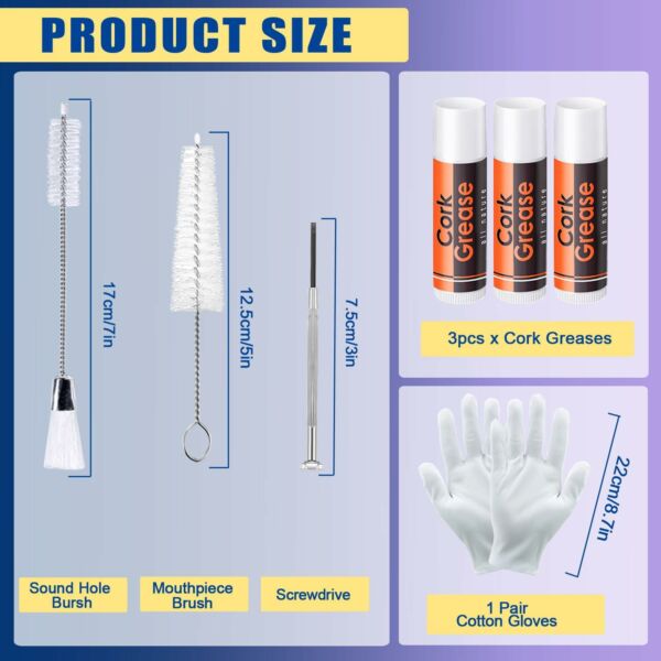 Kit para Limpeza e Manutenção de Flauta Transversal - Imagem 6