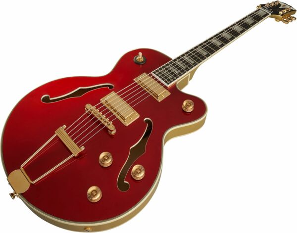 Guitarra Epiphone Uptown Kat ES Ruby Red Metallic 10030754 Semi Acústica - Imagem 3