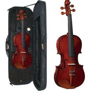 Violino Clássico 3/4 Tampo Abeto + Estojo + Breu Ve431 Eagle