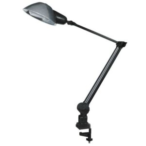 Luminária Articulada Com Garra 393 Preta Ilutec