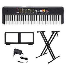 Kit Piano Digital Arranjador 61 Teclas PSR F52 com Fonte Bivolt Yamaha
