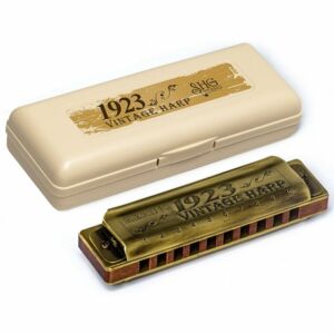 Gaita de Boca Diatônica Hering Vintage Harp 1020C em Dó