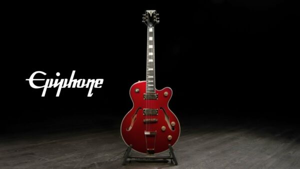 Guitarra Epiphone Uptown Kat ES Ruby Red Metallic 10030754 Semi Acústica - Imagem 5