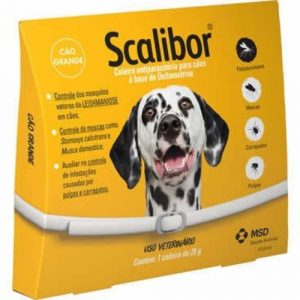 Coleira Antiparasitária Scalibor 65cm Scalibor para Cães, 65cm