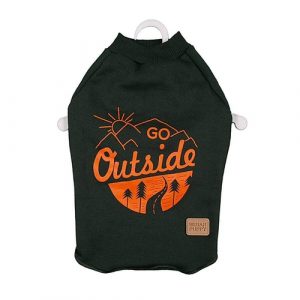 Casaco de Moletom Urban Puppy Go Outside Verde para Cães e Gatos - Tamanho 24