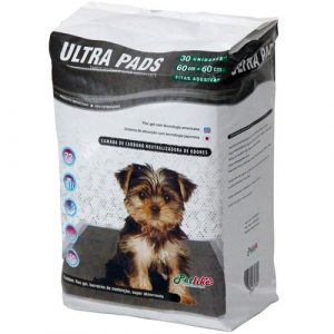 Tapete Higiênico Ultra Pads Camada Carbono 60x60 30 Unidades