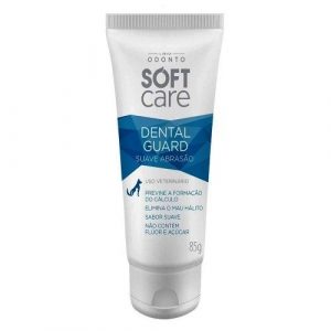 Creme Dental Soft Care Guard Suave Abrasão Cães E Gatos 85g
