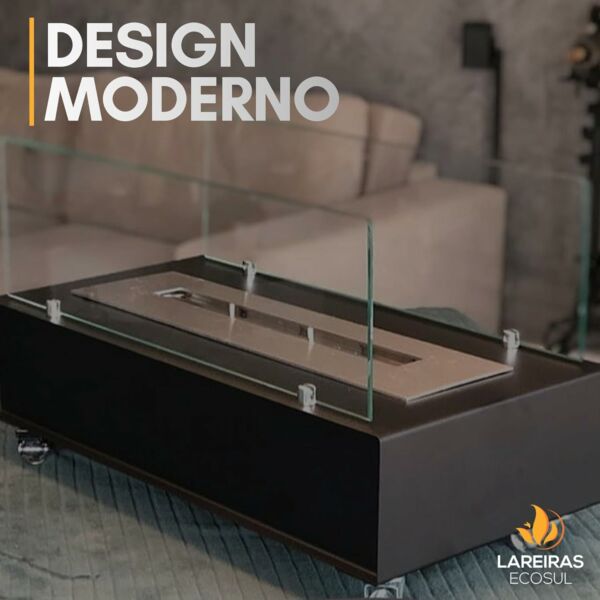 Lareira Ecológica À Álcool (Etanol) Modelo Sunset - Imagem 4