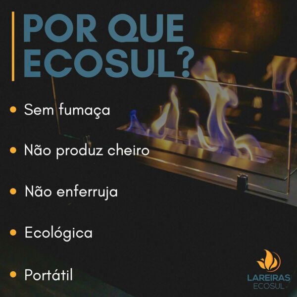 Lareira Ecológica À Álcool (Etanol) Modelo Sunset - Imagem 5