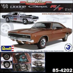 Carro Dodge Charger R/T 2 em 1 4202 - REVELL AMERICANA