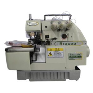 Máquina de Costura Overlock Industrial 1 agulha 3 Fios Lubrificação Automática 6000PPM BC73 - Bracob