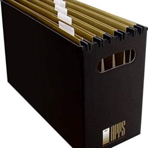 ARQUIVO APPS PRETO (PAPELÃO) C/10 PASTAS SUSPENSAS KRAFT