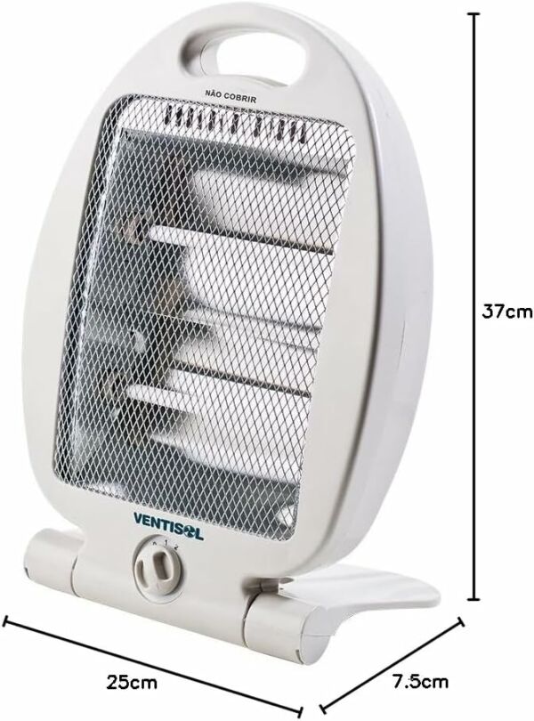 Aquecedor Quartzo AQ01 127V Branco VENTISOL - Imagem 3