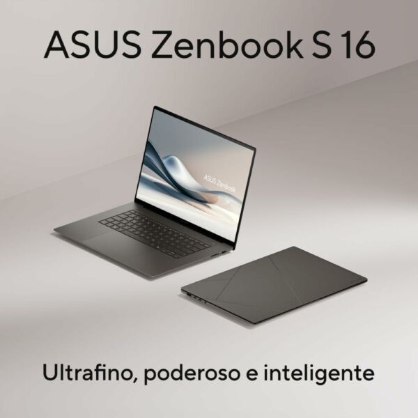 Laptop ASUS Zenbook S 16 UM5606WA AMD Ryzen AI 9 HX 370 32Gb Ram 1Tb SSD Windows 11 Home 16" OLED Zumaia Gray RJ265W - Imagem 4