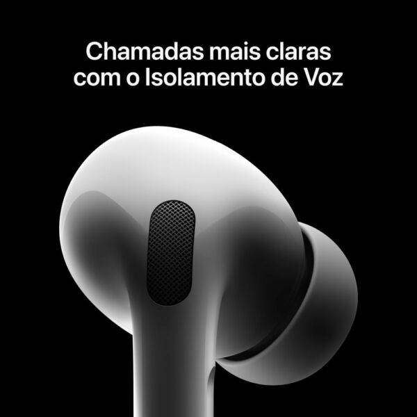 Airpods Pro 2ª geração Estojo de Recarga MagSafe USB-C Branco – Apple - Imagem 3