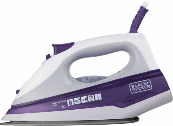 Ferro de Passar a Vapor Antiaderente Modelo FX1000 127V Black Decker   - Imagem 2