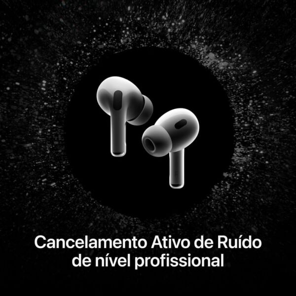 Airpods Pro 2ª geração Estojo de Recarga MagSafe USB-C Branco – Apple - Imagem 5