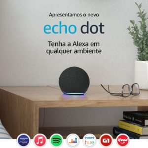 Echo Dot (5ª Geração): Smart Speaker com Alexa