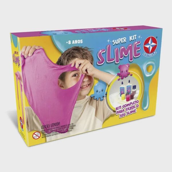 Super Kit Slime Brinquedos Estrela Multicores