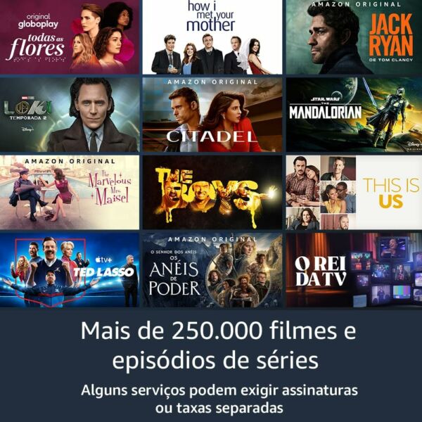 Fire TV Stick Lite Streaming em Full HD Controle Remoto Lite Voz Alexa - Imagem 7