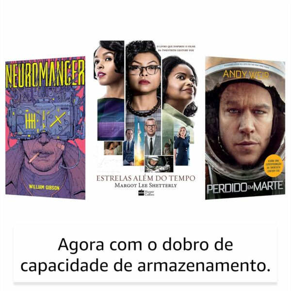 Kindle 11ª Geração Modelo 2022 Mais leve Resolução 300 PPI Dobro de Armazenamento Cor Preta - Imagem 4