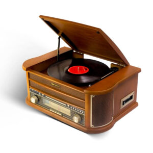 Vitrola Toca Discos De Vinil K7 Raveo