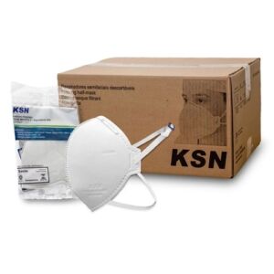 Máscara Respiratória N95 PFF2 EPI Kit 100 Unidades