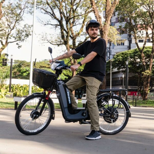 Bicicleta Eletrica Wehawk Hw03 500w Bat 48v 12ah Black - Imagem 8
