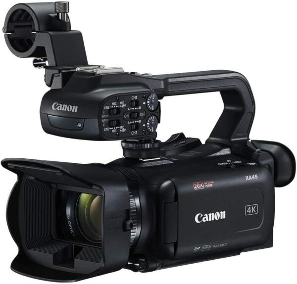 Filmadora Canon XA45 UHD 4K Profissional Zoom Óptico 20x HD 1