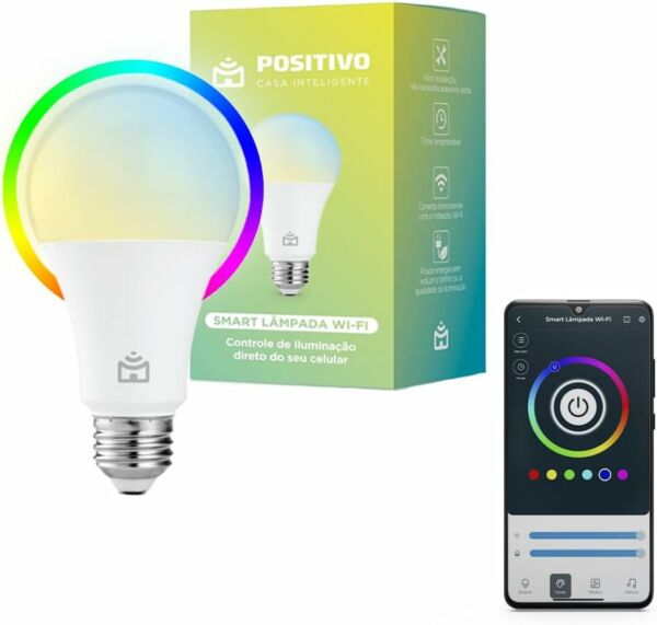 Smart Lâmpada Wi-Fi LED 9W Bivolt - Imagem 2