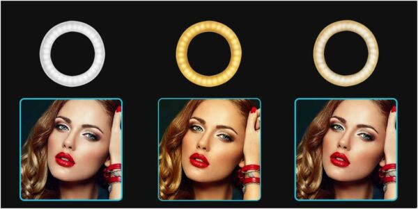 Iluminador LED com Tripé Ring Light 26cm - Imagem 7