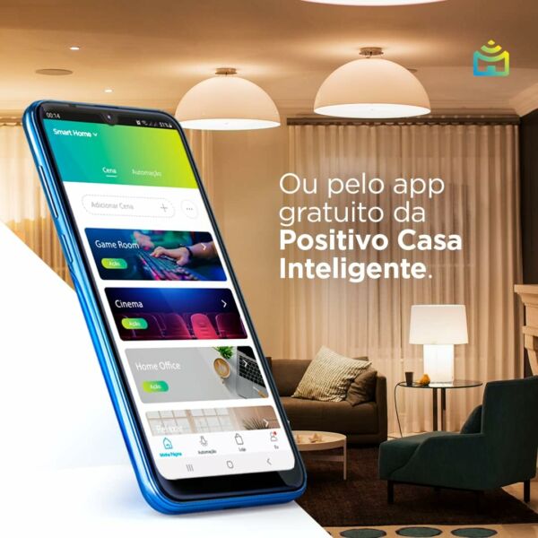Smart Lâmpada Wi-Fi LED 9W Bivolt - Imagem 6