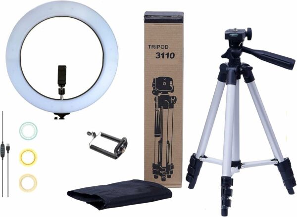 Kit Youtuber Profissional Telescópico (TriPod 3110) - Imagem 6