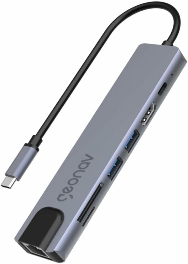 Adaptador Multiportas USB-C 7 em 1 UCA11 Prata Geonav - Imagem 7