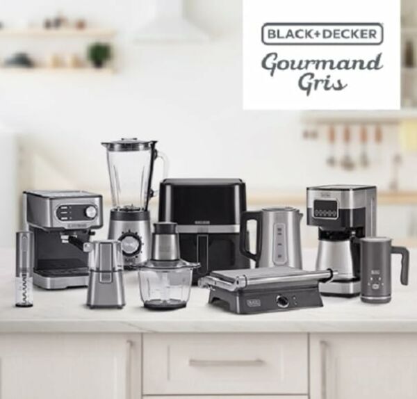 Miniprocessador Antiaderente Inox Gourmand Gris Modelo MP300G 127V Black Decker - Imagem 2