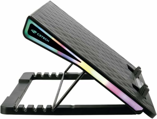 Base para Notebook Gamer NBC-510BK Inclinações Iluminação C3Tech - Imagem 3