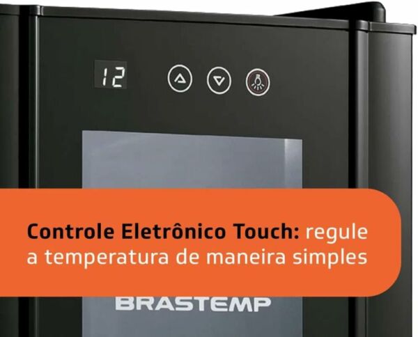 Adega Brastemp 12 Garrafas com painel touch - BZC12BE 110V - Imagem 4