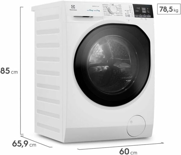 Lava e Seca 11Kg Electrolux Branca Perfect Care Inverter com Água Quente/Vapor (LSP11) 127V - Imagem 5