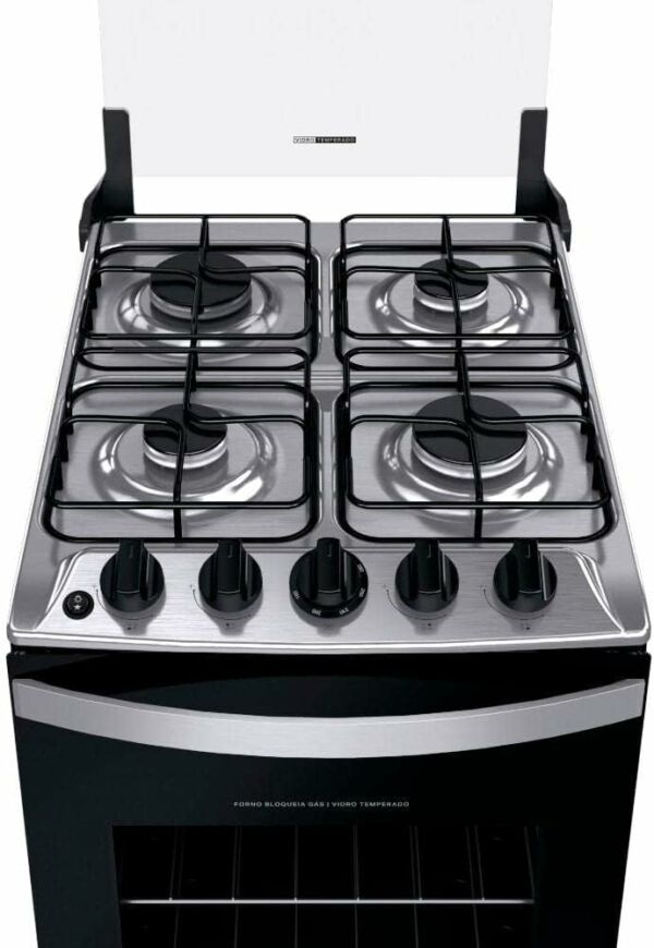 Fogão Brastemp 4 Bocas Inox BFO4NBR - Bivolt - Imagem 5