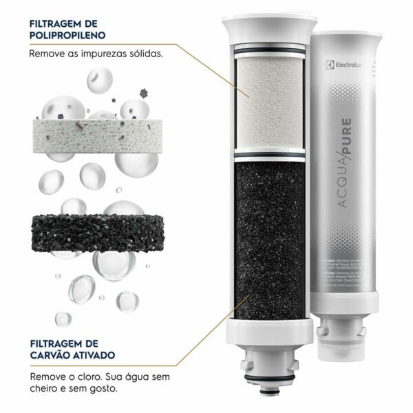 Bebedouro Purificador de Água Electrolux Compacto Pure 4x Cinza Bivolt Pe12g - Imagem 8