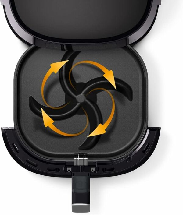 Fritadeira Elétrica Airfryer Conectada Alexa 6.2L Preta 110v Philips Walita - Imagem 2