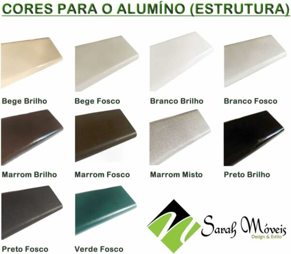 Espreguiçadeira Cadeira Chaise de Piscina e Jardim Tela Sling e Alumínio - Imagem 3