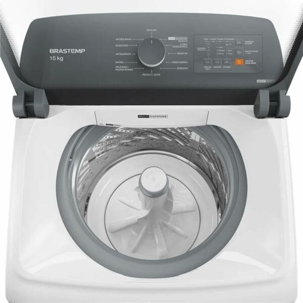 Máquina de Lavar 15Kg Branca Ciclo Tira Manchas Advanced e Smart Sensor BWF15AB 110V Brastemp - Imagem 5