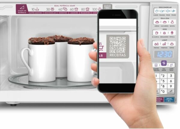 Micro-Ondas Branco Função Tira Odor e Manter Aquecido 34L MEO44 Electrolux - Imagem 5