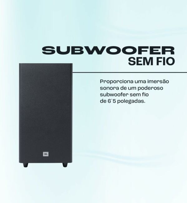 Barra de Som Soundbar Cinema SB580 Subwoofer Dolby Atmos 440W RMS JBL - Imagem 2