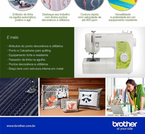 Máquina de Costura Doméstica BM2800 Brother - Imagem 5