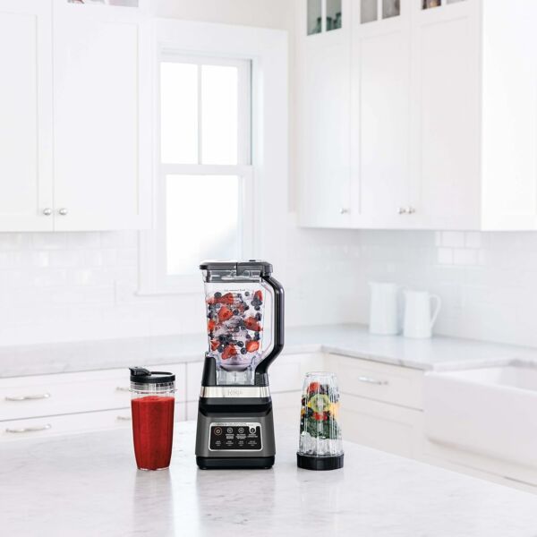 Liquidificador Professional Plus DUO com Auto-IQ Preto Ninja - Imagem 3
