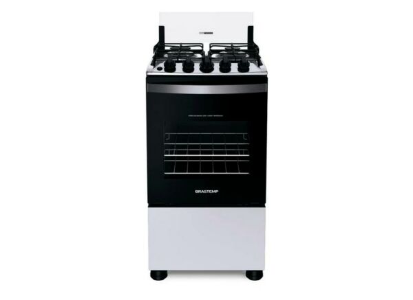 Fogão Brastemp 4 Bocas Inox BFO4NBR - Bivolt